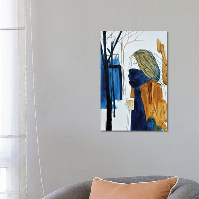«My Morning Coffee», reproduction d'art sur toile tendue