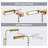 62.5" Industrial 3CCT LED Pharmacy Reading Task Floor Lamp in Brass-938583477