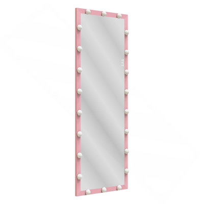 Hollywood Full Length Mirror With 3 Colour Modes Touch Control Lighted For Dressing Room, Bedroom, Hotel
