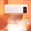 Breeins 6824 BTU Wall Mounted Space Heater with Adjustable Thermostat