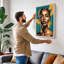 Golden Radiance Modern - Wrapped Canvas-1988306178-1988306235