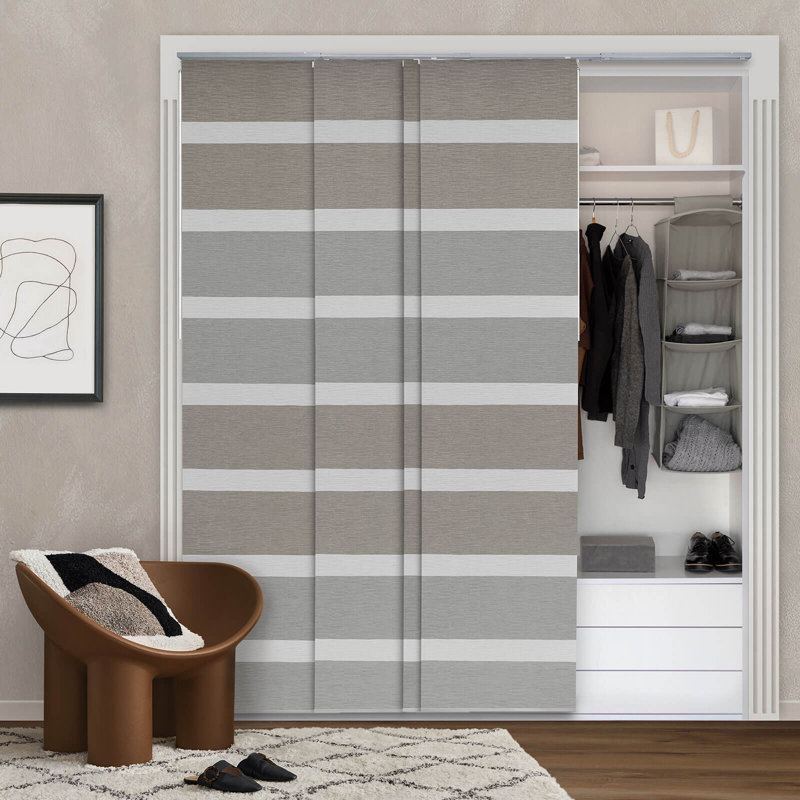 Expertly Fashioned Sharmaine Room Darkening Vertical Blind, Limestone