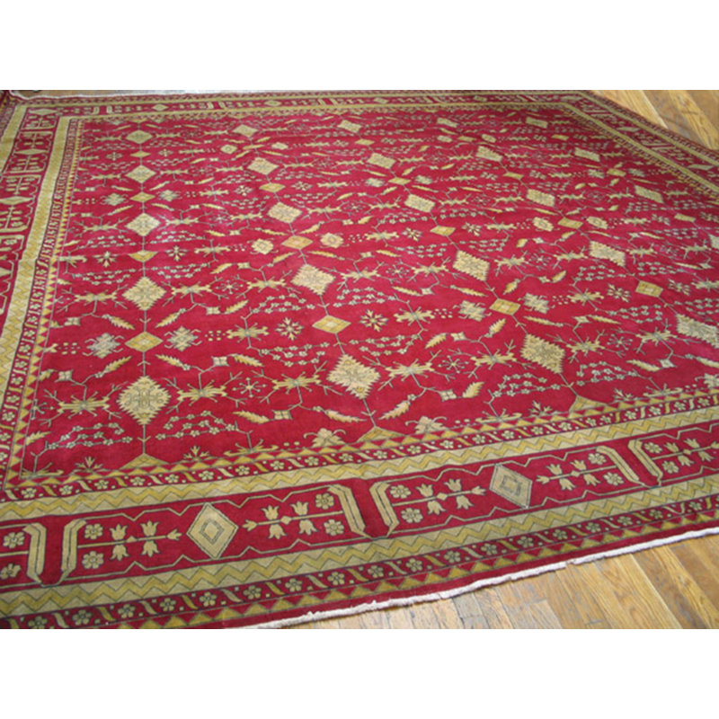 Antique Large Indian Knotted Rug