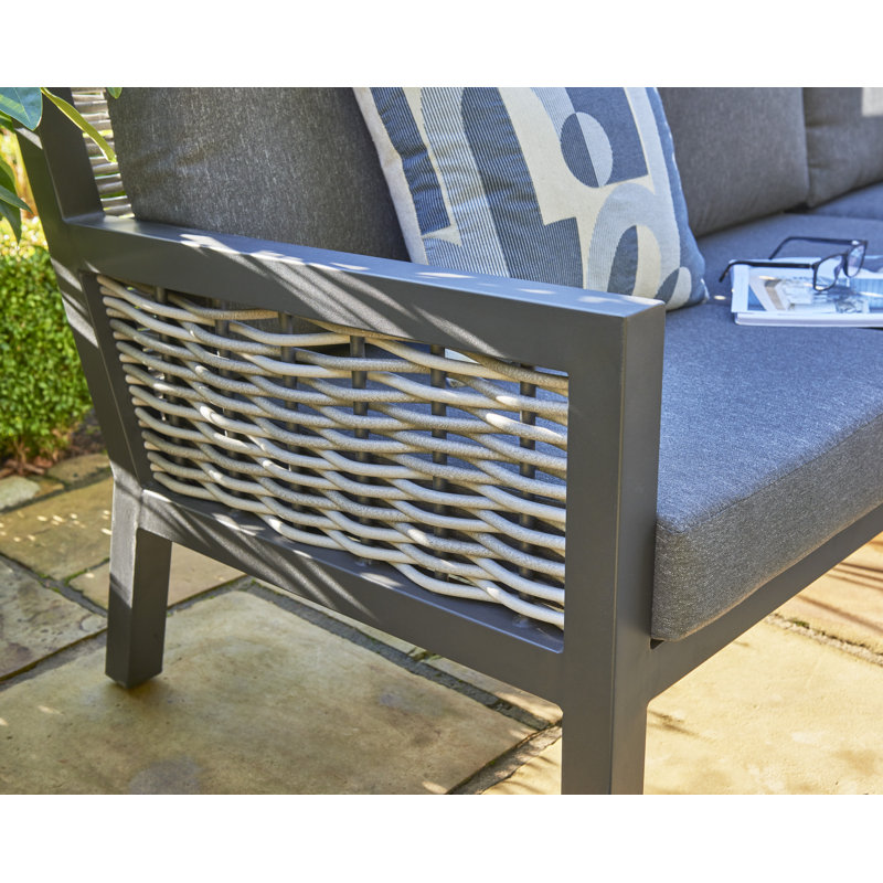 Nahom - Langham Large Corner Set with Gas Adjust Table