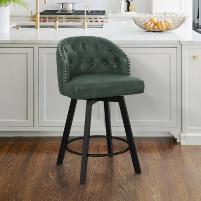 Elyan Swivel Upholstered Counter Stool