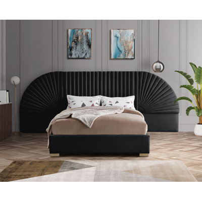 Upholstered Panel Bed