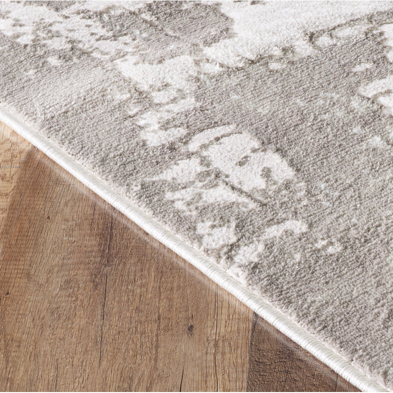 Galt Abstract Area Rug, Rectangle 60cm x 110cm