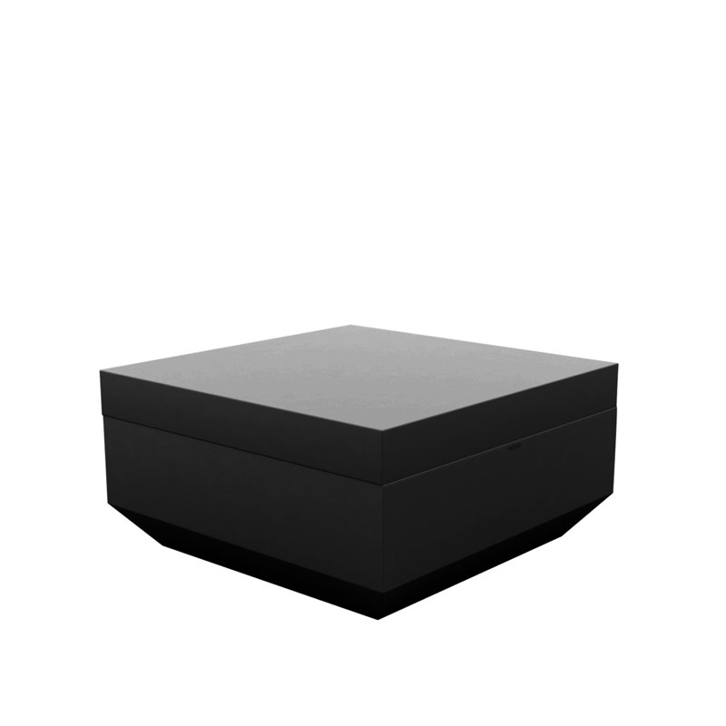 Repose-pieds en résine Vela - 31,5 po x 31,5 po - Basic, Noir