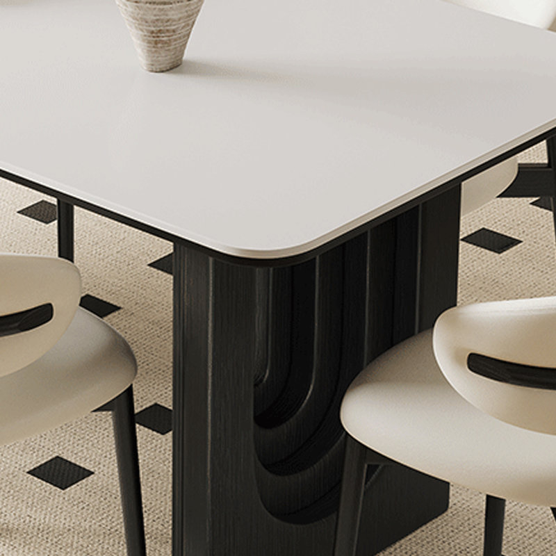 Table de salle à manger rétro, H 29,53 po x L 55,12 po x l 31,5 po