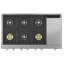 48" Professional Gas Rangetop with 6 Burners and Griddle