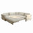 Pull-Out Sofa Bed Sectional,Chenille Modular Sleeper Sectional L Shaped Couch Sofa Bed-595027520