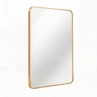 Metal Framed Rectangular Bathrrom Mirror