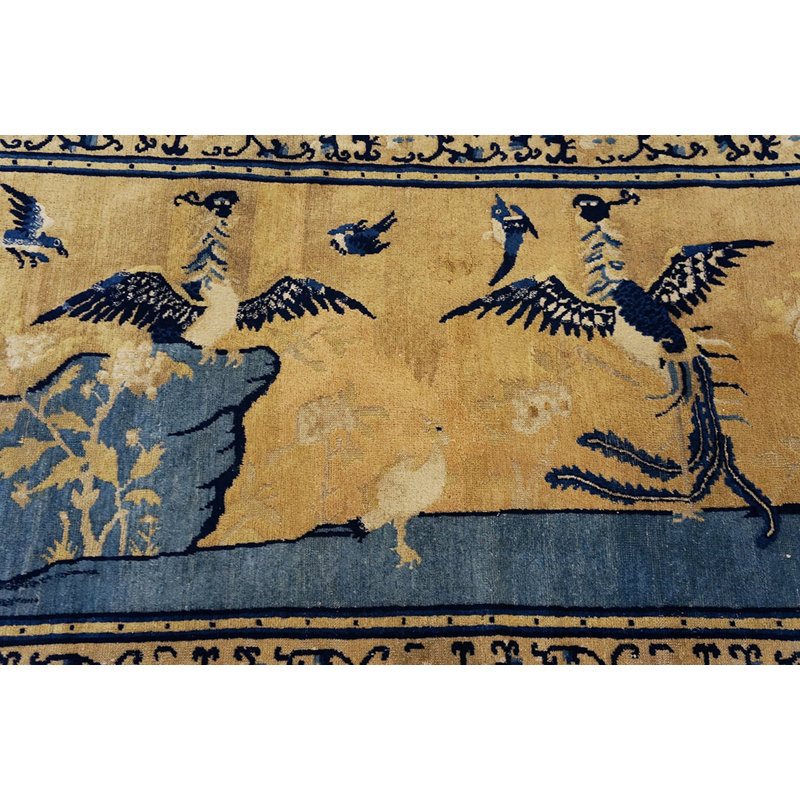 Tapis chinois noué à la main Art