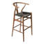 Tabouret de bar et de comptoir en bois massif Etta-1056858786-1056858789