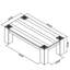 Bentlee Four Leg Coffee Table