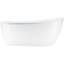 Baignoire de trempage autoportante en fibre de verre 67 po x 30 po