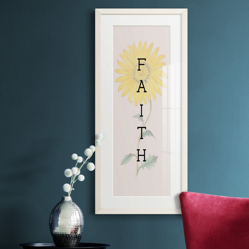 Faith - reproduction de cadre photo, Blanc