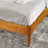 Kalleen Solid Wood Bed Frame with Artistic Patterned Headboard-89657002-89657000