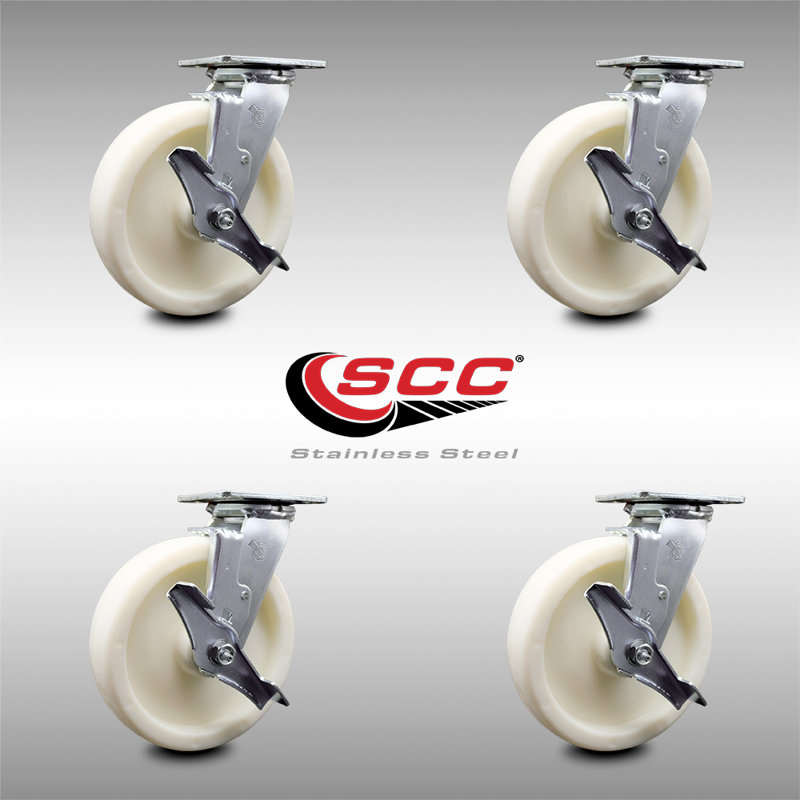 Stainless Steel Nylon Caster