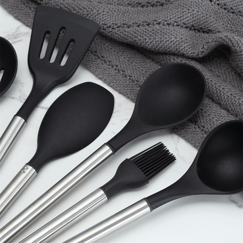 YHSNFJING 38 Utensil Set, Black