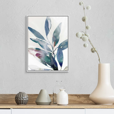 " Indigo Sprig II " by Isabelle Z Painting Print