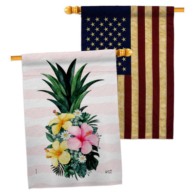 Double Sided 40'' H x 28'' W Polyester House Flag