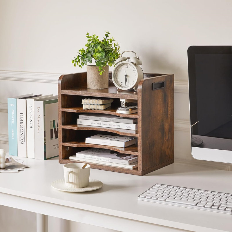 Solid Wood File Organiser