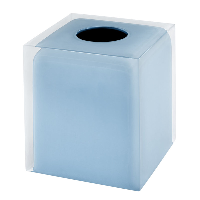 Iz Marina Blue Bath Tissue Box Cover, Blue 