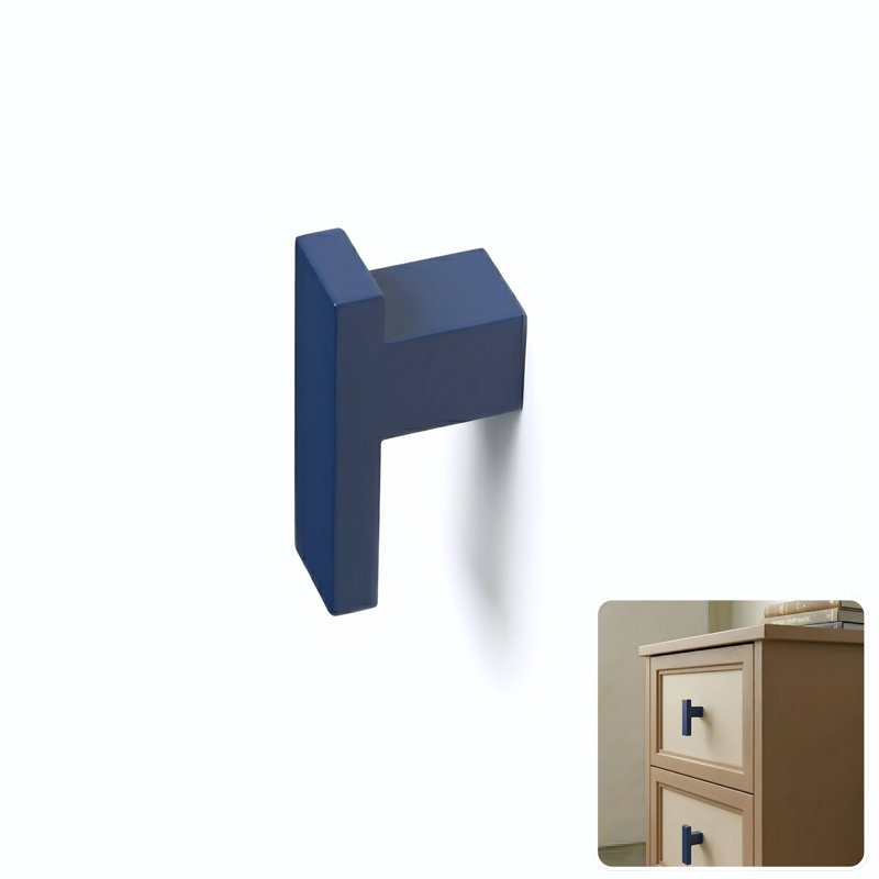 2" Length Bar Knob, Polo (Navy Blue)
