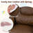 Kids Recliner with Cup Holder Adjustable Backrest & Footrest Brown-23552786