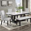Banc de salle à manger rembourré 1pc