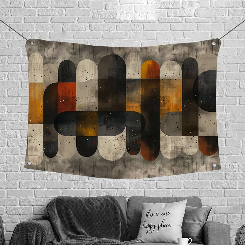 Tapisserie en tissu, H 50 po x l 60 po