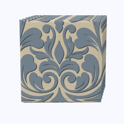 Cotton Floral Square Napkin