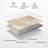 Modern Supercrystalline Stone Dining Table with X-Shaped Metal Base-763146481