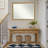Carter Dark Gold Beveled Wood Framed Wall Mirror-119165603