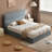 Upholstered Platform Bed with Hydraulic Lift Storage, Padded Headboard, No Box Spring Needed-2113087378-2113087379