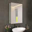 Miroir pour armoire à pharmacie encastrable réglable l 19,7 po l 29,7 po Darhl