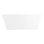 Hibiscus 59" Rectangular Acrylic Soaking Tub with Integrated Drain and Overflow