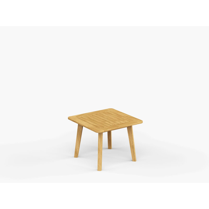 Foundations Outdoor Square Teak Side Table
