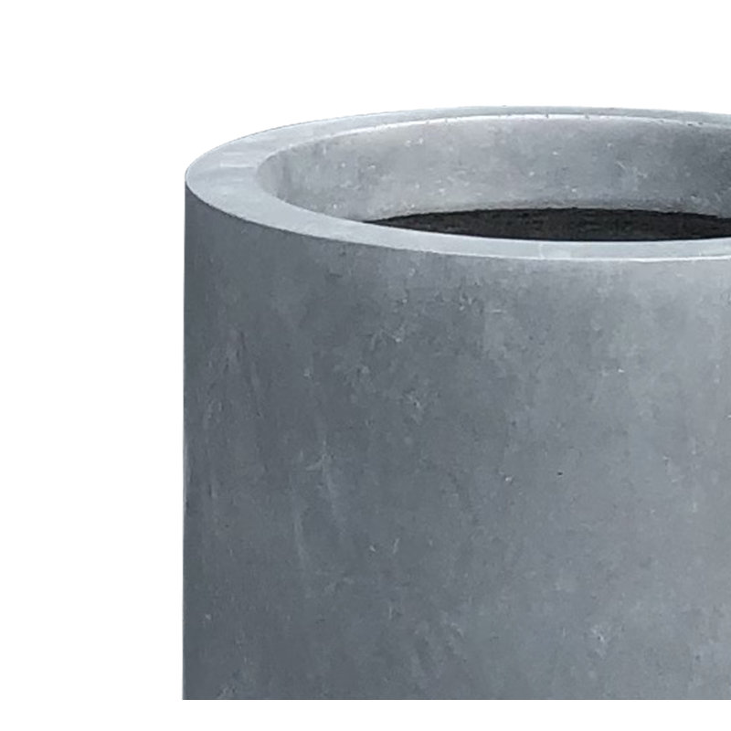 Gethsemane Handmade Pot Planter, Charcoal, 15.8" H x 15.8" W x 15.8" D