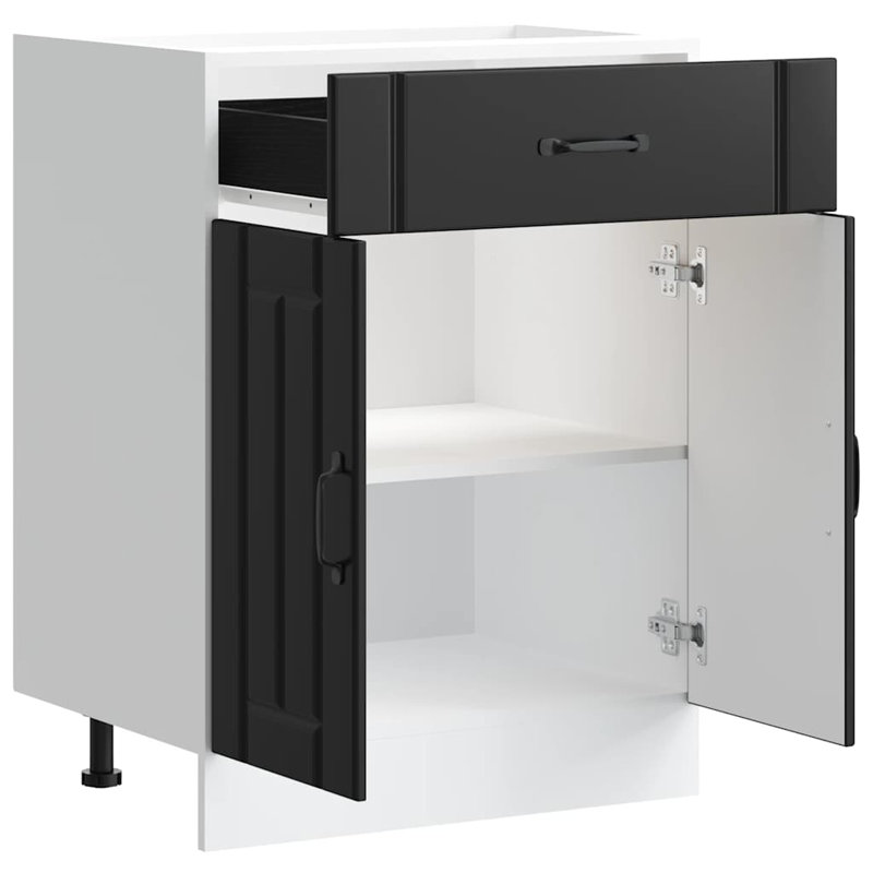 Auberta Standard Base Cabinet, Black