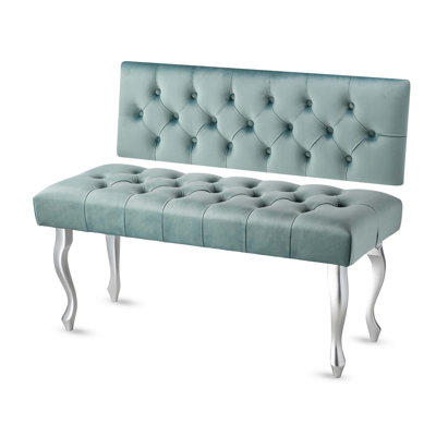 Jerez Velvet Upholstered Bench