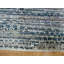 Tapis oriental bleu Gabbeh carré en soie noué à la main 6 X 6 po