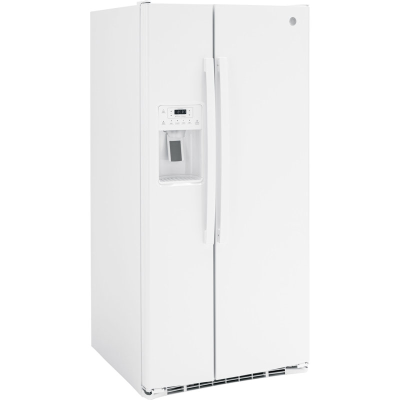 33" Side By Side 23 cu. ft. Refrigerator, White