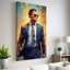 Leonardo DiCaprio as Jordan Belfort - peinture sur toile tendue-88069038