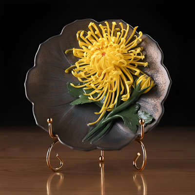 Beautiful Handcrafted Blossom Ceramic Plate