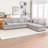 Miller 6 - Piece Upholstered L-shaped Modular Sectional Sofa-403788152