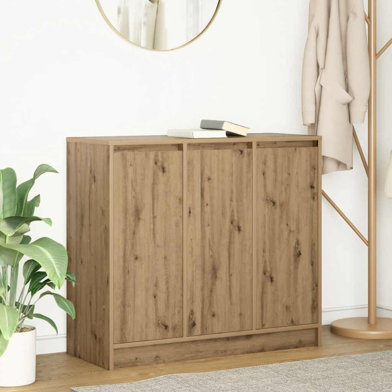 Sideboard 85X34x76 Cm Engineered Wood, Artisan Oak