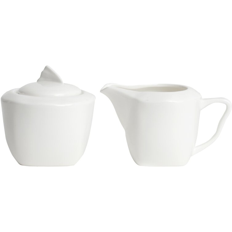 6pc Vanilla Cream Kitchenware Set with Tea, Coffee and Sugar
