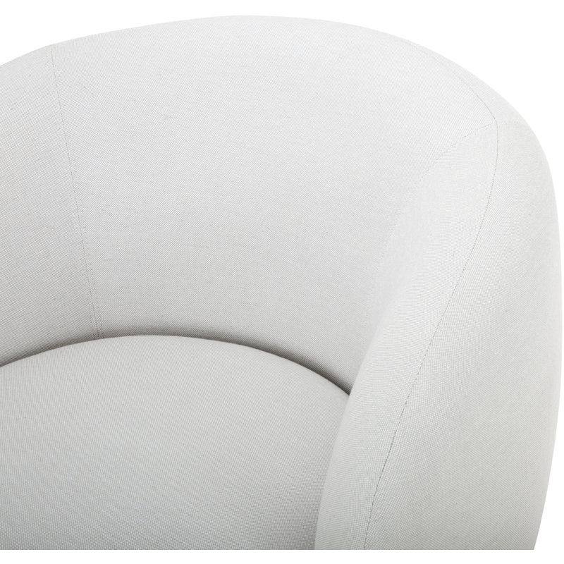 Fauteuil pivotant Elliott, Bois brun foncé